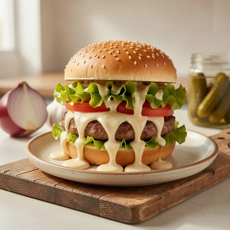 7 recettes de sauce burger maison pour sublimer vos burgers